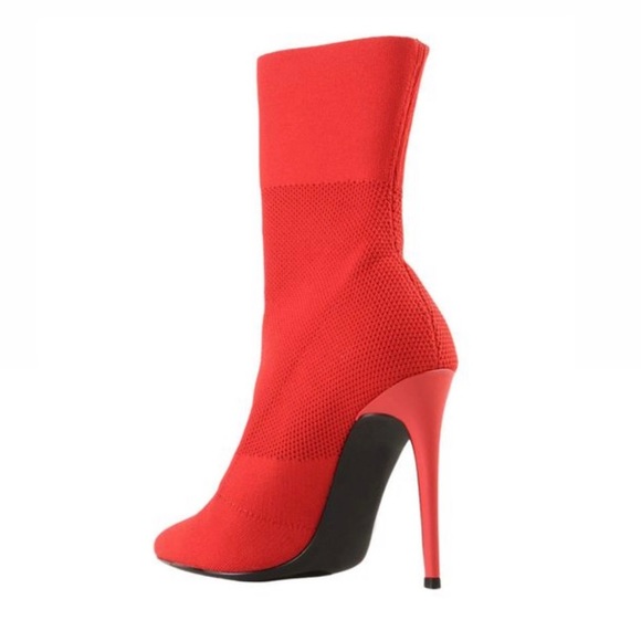Steve Madden Women’s Red Ankle Boots - Picture 2 of 8